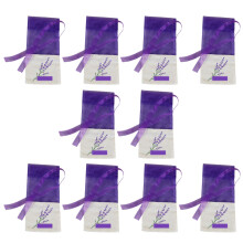 10Pcs Small Lavender Bags Wedding Favor Organza Cotton Drawstring