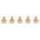 5Sets Wooden Dish Brush Non-Scratch Bristles Kitchen Scrubber 9