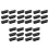 30Pcs Black ABS Door Handles Adhesive Drawer Pulls for Home Cabinets 3