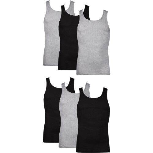 Hanes Men's Tank Undershirt Pack, Cotton Tank