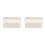 2Pcs White Plastic Glass Storage Box Stemware Organizer for Home 3