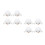 8Pcs White Silicone Table Corner Guards Proofing Safety Bumpers 4