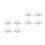 8Pcs White Silicone Table Corner Guards Proofing Safety Bumpers 7
