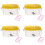 8 Pcs Household Containers Portable Critter Boxes Magnifying Boxes 4
