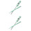 2Pcs Practical Milk Thermometer for Kitchen and Baking Use 3
