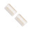 2Pcs White Plastic Glass Storage Box Stemware Organizer for Home 5