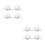 8Pcs White Silicone Table Corner Guards Proofing Safety Bumpers 3
