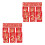 72Pcs Red Money Envelopes with Snake Patterns for Spring Festival 2