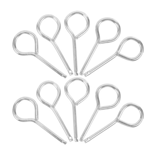 120Pcs Stainless Steel Fire Extinguisher Pull Pins Silver for Door Use 1