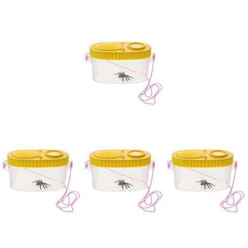 8 Pcs Household Containers Portable Critter Boxes Magnifying Boxes 1