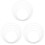 12Pcs White Drum Kit Snare Mutes Durable Silent Pads for Practice 2