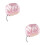2Pcs Reversible Pink Satin Bonnet Adjustable Kid’s Night Sleeping Hat 7
