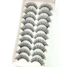 (10 pairs 3D-57) NEW 10 Pairs Natural False Eyelashes Fake Lashes Long Makeup 3d Mink Lashes Extension Eyelash Mink Eyelashes for Beauty 54