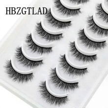 (10 pairs 6D-H02) NEW 10 Pairs Natural False Eyelashes Fake Lashes Long Makeup 3d Mink Lashes Extension Eyelash Mink Eyelashes for Beauty 54