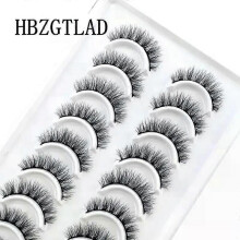 (10 pairs 6D-H01) NEW 10 Pairs Natural False Eyelashes Fake Lashes Long Makeup 3d Mink Lashes Extension Eyelash Mink Eyelashes for Beauty 54