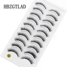 (10 pairs M-11) NEW 10 Pairs Natural False Eyelashes Fake Lashes Long Makeup 3d Mink Lashes Extension Eyelash Mink Eyelashes for Beauty 54