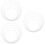 12Pcs White Drum Kit Snare Mutes Durable Silent Pads for Practice 6