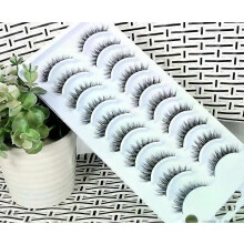 (10 pairs M04) NEW 10 Pairs Natural False Eyelashes Fake Lashes Long Makeup 3d Mink Lashes Extension Eyelash Mink Eyelashes for Beauty 54