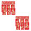 72Pcs Red Money Envelopes with Snake Patterns for Spring Festival 4
