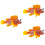 3Pcs Simulation Fish Model Plastic Animal Educational Figurine 8