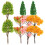 40 Pcs Miniature Model Trees For Diy Landscape Sand Table Decor 1