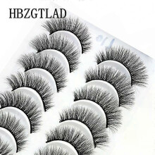 (10 pairs HD-15) NEW 10 Pairs Natural False Eyelashes Fake Lashes Long Makeup 3d Mink Lashes Extension Eyelash Mink Eyelashes for Beauty 54