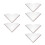 6Pcs Multi-Color Silicone Tub Splash Guard Water Protector Rack 7