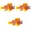 3Pcs Simulation Fish Model Plastic Animal Educational Figurine 5