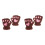 4 Pcs Gloves Apparel Hanging Neck 2