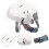 3Pcs Universal Bump Cap Insert Liners White Plastic Safety Hat 5