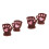 4 Pcs Gloves Apparel Hanging Neck 4