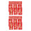 72Pcs Red Money Envelopes with Snake Patterns for Spring Festival 7
