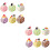 12Pcs Realistic Artificial Cakes Tabletop Decoration Photo Props Set 7