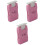 3St Compacte Roze Brei Teller Handmatig Knop Voor Thuis 3