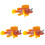 3Pcs Simulation Fish Model Plastic Animal Educational Figurine 4