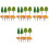 40 Pcs Miniature Model Trees For Diy Landscape Sand Table Decor 4