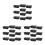 30Pcs Sturdy Black Plastic Game Coin Storage Baskets for Organizing 5