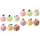 12Pcs Realistic Artificial Cakes Tabletop Decoration Photo Props Set 5