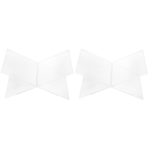 2Pcs X-Shaped Reading Holder Multifunctional Book Stand Rack 1
