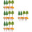 40 Pcs Miniature Model Trees For Diy Landscape Sand Table Decor 7