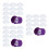 75Pcs White Hat Inserts Plastic Inner Supports for Cap Storage 7
