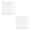 10Pcs Durable Stainless Steel Wire Mesh Guard Silver for 7