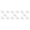 15Pcs Transparent Blind Clips Replacement for Pleated Blinds 4