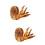 2 Pcs Solid Simulation Nautilus Model Marine Life Figure Toy 7