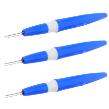 15Pcs DIY Wool Felting Needle Tools Blue Felting Pen Kit for Beginners