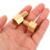 4Pcs Copper Adapter Kit for Vacuum Pump 4