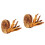 2 Pcs Solid Simulation Nautilus Model Marine Life Figure Toy 4