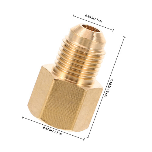 4Pcs Copper Adapter Kit for Vacuum Pump 1