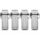 4Pcs Black Plastic Lighter Storage Holder Durable Protective Sleeve 5