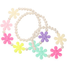 2 Pcs Children Jewelry Jewellery Necklace And Bracelet For Girls